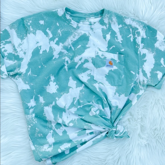 Carhartt Reverse Dye T-Shirt (Sea Green Heather) - Picture 1 of 4